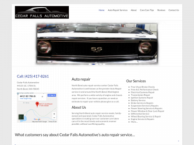 cedarfallsautomotive.com snapshot