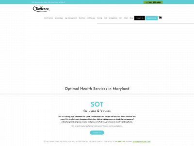 tavicare.com snapshot