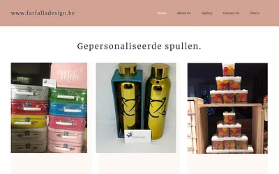 farfalladesign.be snapshot
