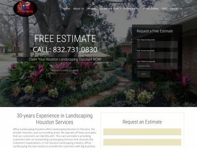apluslandscapingtexas.com snapshot