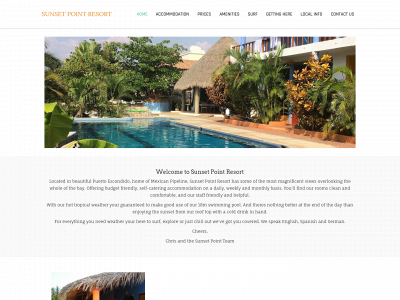 sunsetpointresortmexico.com snapshot