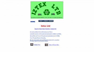 iztexltdrecyclabletextiles.com snapshot
