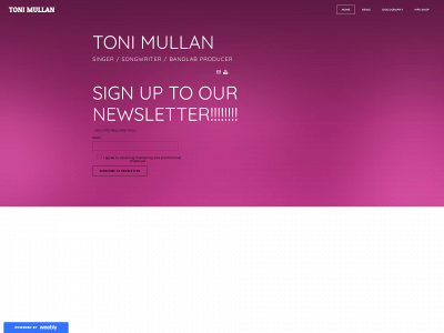 tonimullanmusic.weebly.com snapshot
