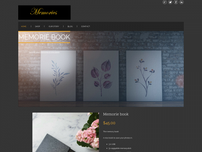 memoriebook.com snapshot