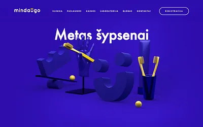 mindaugo.lt snapshot