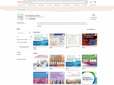 nursingaround.shop snapshot