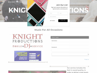 www.knightdjs.net snapshot