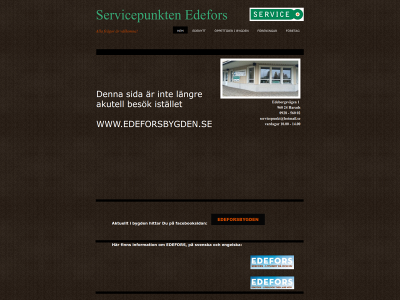 servicepunktenedefors.se snapshot