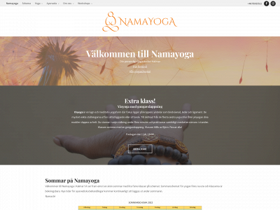 namayoga.se snapshot