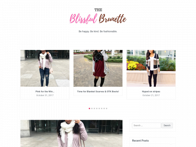 blissfulbrunette.com snapshot