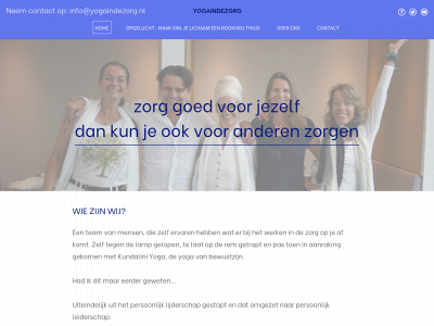yogaindezorg.nl snapshot