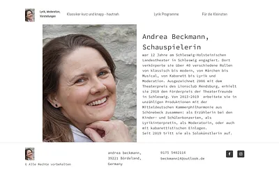 andreabeckmann.de snapshot