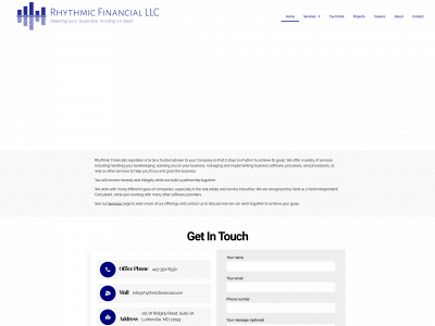 rhythmicfinancial.com snapshot