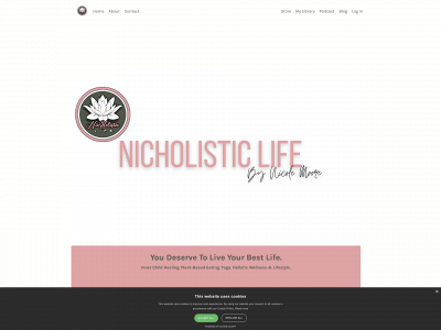 nicholisticlife.com snapshot