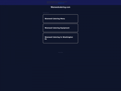 wameedcatering.com snapshot