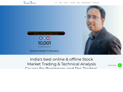 tusharghone.com snapshot