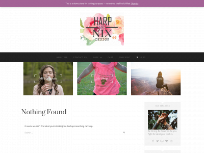 harpandnixdesign.com snapshot
