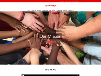 allinsportsoutreach.org snapshot
