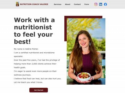 nutritioncoachvalerie.com snapshot