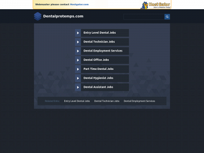 dentalprotemps.com snapshot