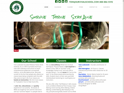 survivalschool.com snapshot