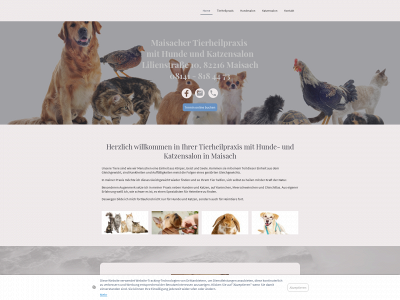 maisachertierheilpraxis.de snapshot