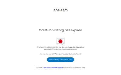 forest-for-life.org snapshot