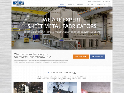 northernmfg.com snapshot