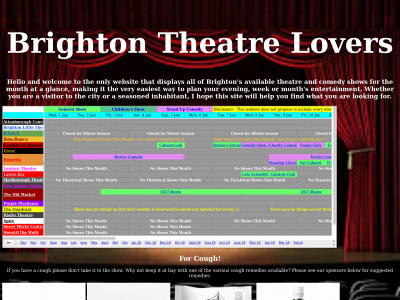 brightontheatrelovers.co.uk snapshot