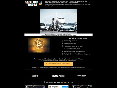 eminencetrades.com snapshot