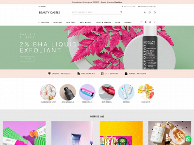 beautycastles.com snapshot