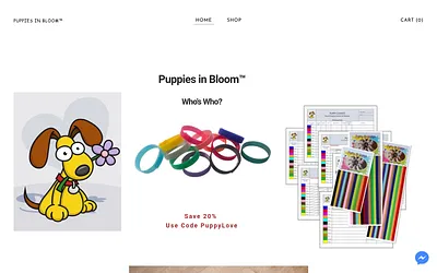 www.puppiesinbloom.com snapshot