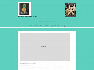 pineapplewelcome.store snapshot
