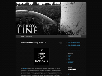 onthegoalline.com snapshot