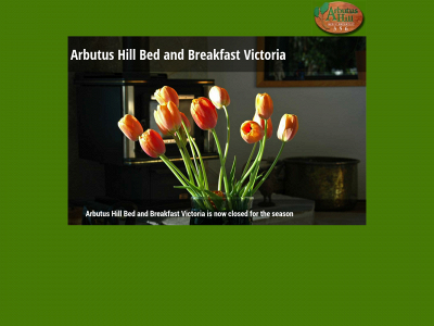 arbutushillbedandbreakfast.com snapshot