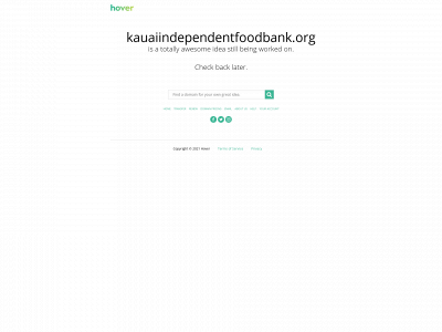 kauaiindependentfoodbank.org snapshot