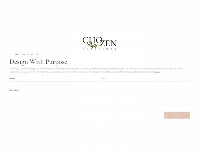 chozeninteriors.com snapshot