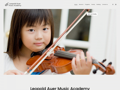 leopoldauermusic.academy snapshot