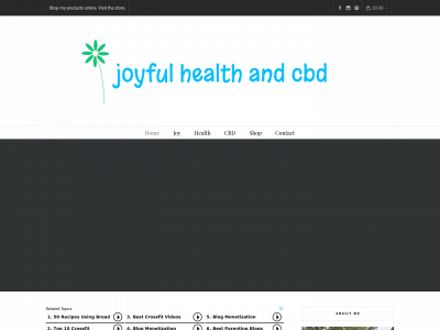 joyfulhealthandcbd.com snapshot
