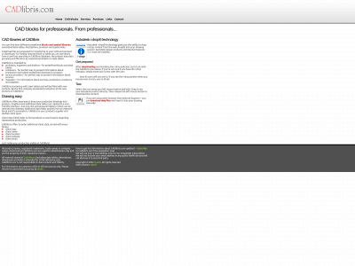 cad-libris.com snapshot
