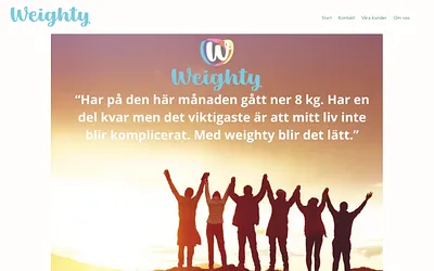 weighty.se snapshot