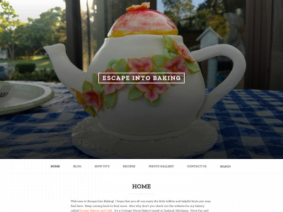 escapeintobaking.com snapshot