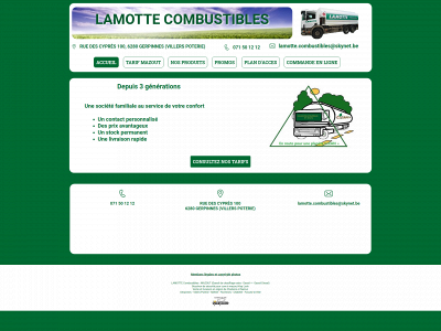 lamottecombustibles.be snapshot