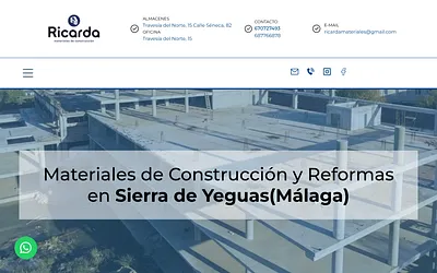 ricardamateriales.es snapshot