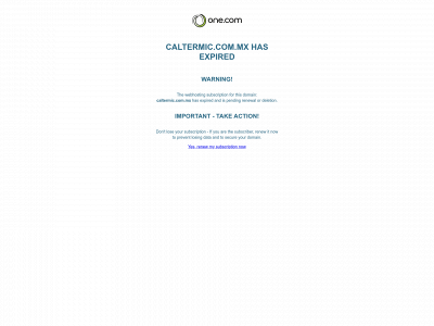 caltermic.com.mx snapshot