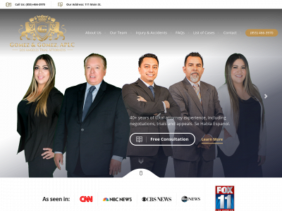 gomezgomezlaw.com snapshot