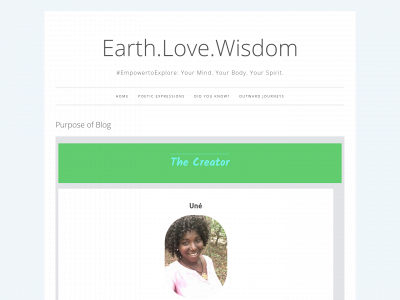 earthlovewisdom.com snapshot