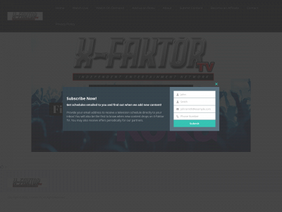 xfaktortv.com snapshot