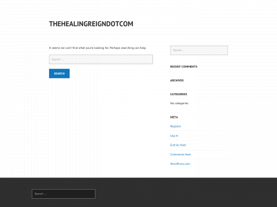 thehealingreign.com snapshot