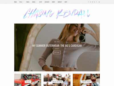 chasingkendall.com snapshot
